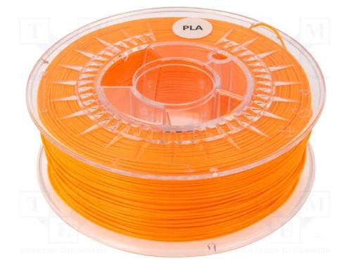 Filamento: Pla, : 1,75mm, Cor de Laranja (Claro), 200÷235c, 1kg