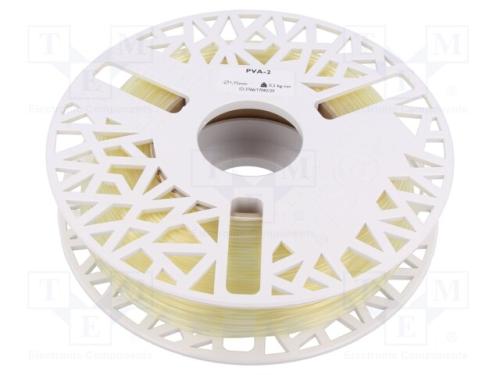 Filamento: PVA-2, 1,75mm, natural, 190÷215C, 500g.