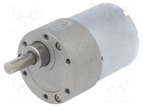 Motor: DC, com transmissão, 12VDC, 5,5A, Eixo: in.