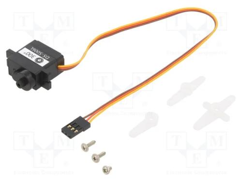 Motor: servomecanismo, 4,8÷6VDC, micro, analógico.