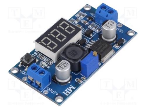 Indutor: Step Down, Usai: 1,25÷37v, Uent: 4÷40v, 3a, 88%, 66x36mm