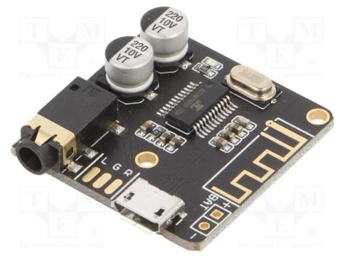 Módulo: Audio, Bluetooth V5.0 & Ble, 3,7÷5vdc