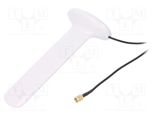 Antena, 5g,Lte, 6dbi, Imã, 50o, 680÷4900mhz, Macho,Rp-Sma, -40÷85c