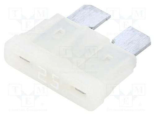Fusível: Baixa Tensão, 25a, 32vdc, Automotivo, 19,3mm