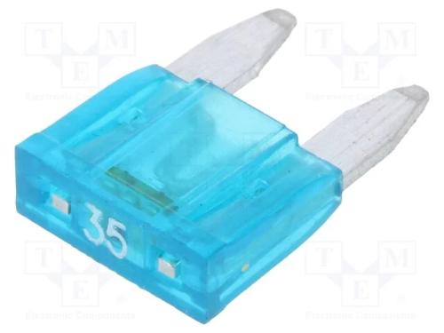 Fusível: Baixa Tensão, 35a, 32vdc, Automotivo, 11mm, Mini