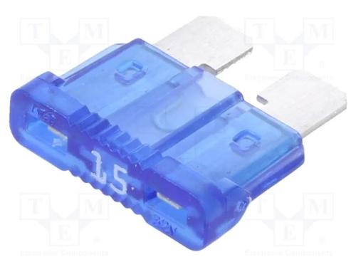 Fusível: Baixa Tensão, 15a, 32vdc, Automotivo, 19,1mm, Unival