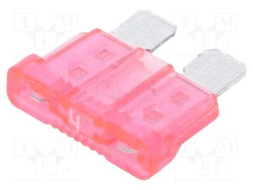 Fusível: Baixa Tensão, 4a, 32vdc, Automotivo, 19,1mm, Unival