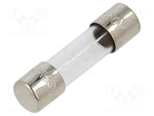 Fusível: Baixa Tensão, Retardado, 400ma, 250vac, 5x20mm, Latão