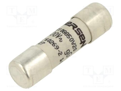 Fusível: Baixa Tensão, Gg,Retardado, 20a, 500vac, 250vdc, 10x38mm