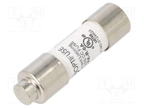 Fusível: Baixa Tensão, Rápido, 6a, 600vac, 600vdc, 10,4x38,1mm