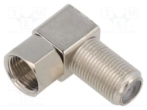 Adapter, F male,F female, Insulation: POM, 75O, M.
