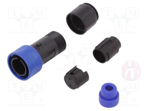 Conector: redondos, ficha, macho, PIN: 2, sem con.