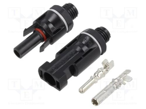 Conector: solares, macho + fêmea, 2,5÷6mm2, tomad.