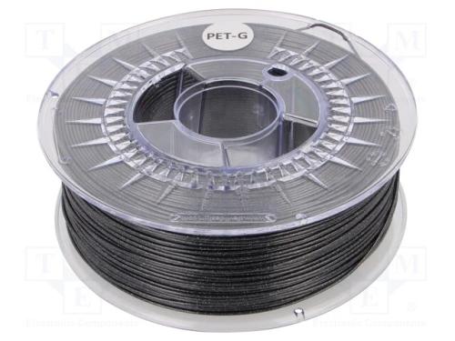 Filamento: Pet-G, : 1,75mm, Cinzento Galáctico, 220÷250c, 1kg
