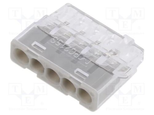 Conector rápido, aperto de molas, 2,5mm2, 450V, 2.