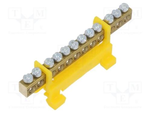 Conector: bloco terminal, faixas: 1, braçadeiras:.