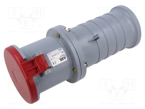 Conector: de alimenta&ccedil;&atilde;o AC 3 fases, ficha, f&ecirc;mea.