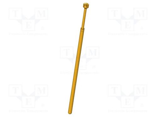 Agulha para teste, Flex&atilde;o das molas de trabalho: .