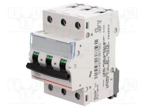 Disjuntor Contra Sobreintensidades, 400vac, Inom: 20a, Polos: 3