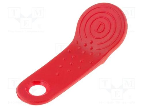 Suporte para Memória de Pellets em Um Chaveiro; Vermelho