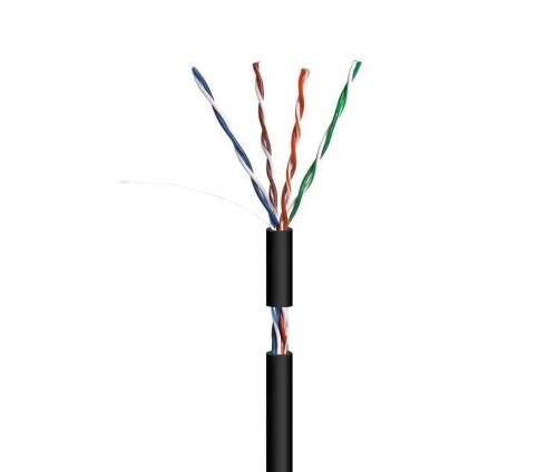 Cable Datos Utp Cca Cat.5e Awg24 Exterior. Negro,.