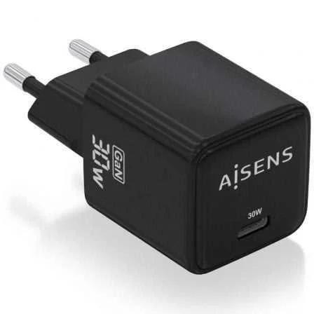 Cargador Gan de Pared Aisens Asch-30w1p036-Bk/ 1x