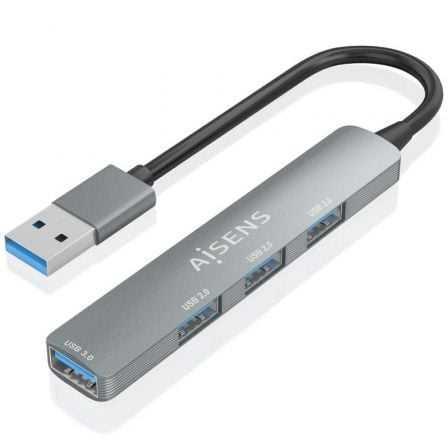 Hub Usb 3.0 Aisens A106-0859/ 4xusb/ Gris