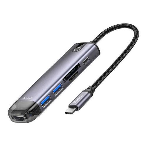 Mcdodo Hu-7420 10-In-1 Usb-C Hub (Usb-C, Hdmi, Vga, Usb3.0*2, Usb3.0*2, Sd, Tf)
