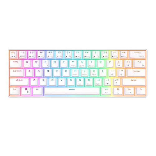 Teclado Mecânico Royal Kludge Rk61 Rgb, Vermelho Sw