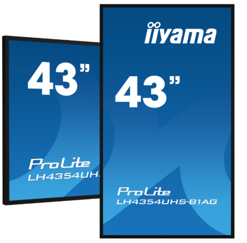 Iiyama 108cm (43") Lh4375uhs-B1ag 16:9 Dvi+Hdm