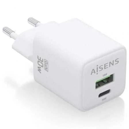 Cargador Gan de Pared Aisens Asch-30w2p037-W/ 1xu.