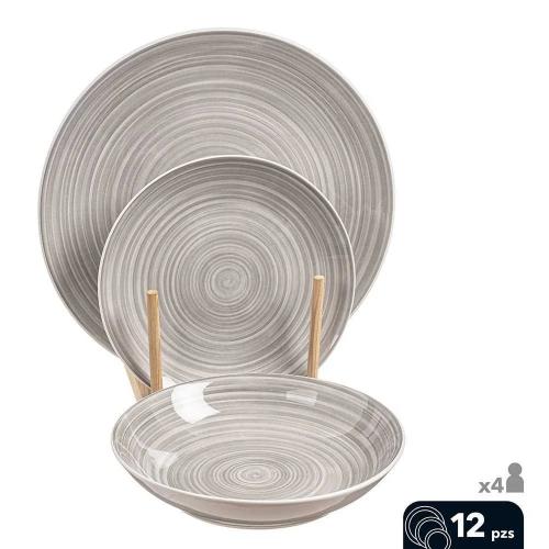 Serviço de Loiça 12 Peças de Porcelana Sakura 26,.