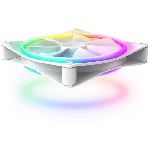 Nzxt F140 RGB Duo Pwm 140mm Pack Of 2 - White
