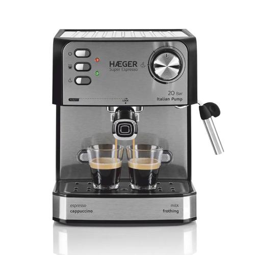 HAEGER MAQUINA CAFE EXPRESSO 20BAR CAFE MOIDO/PAS.