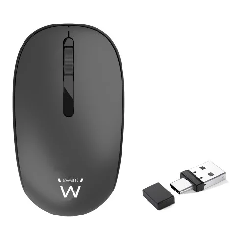 EWENT SILENT CLICK WIRELESS MOUSE WITH COMBO USB .
