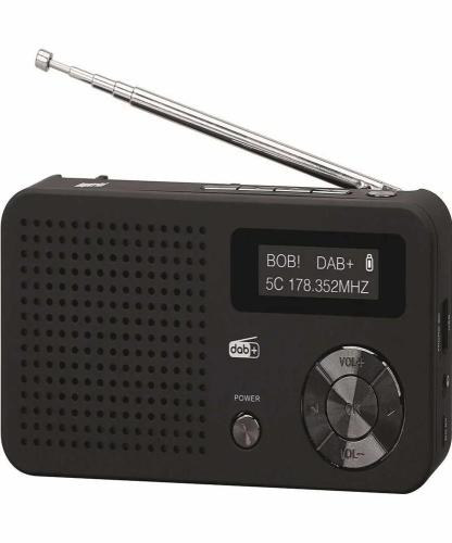 Rádio Portátil Dabman 13 Dab+ / Fm Preto