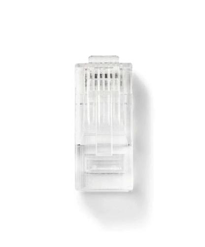 Conector Rj45 Rj45 Pass Through Utp Cat5 Trenza.