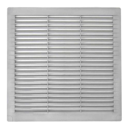 Grelha de ventilação quadrada com plugues e mosqu.