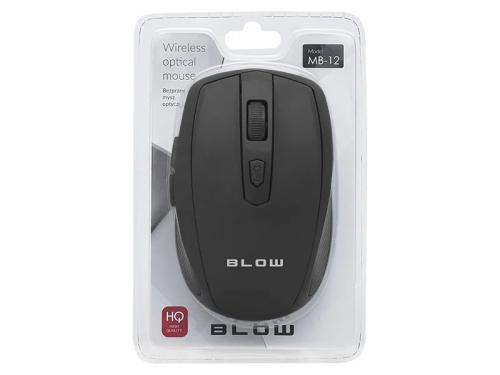 Rato Óptico Sem Fios Blow Mb-12 Preto