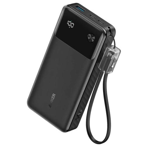 Anker - Power Bank Con Ecrã - Capacidade 20000mah - Carregamento Rápido 30w - Entrada 2 Usb-C , Saí