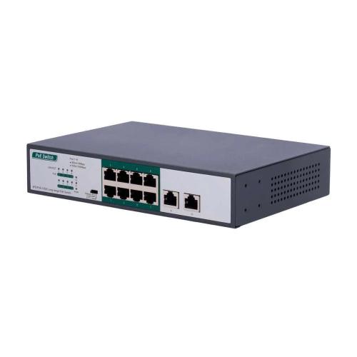 Switch Poe - 8 Portas Poe Fe + 2 Ge - Velocidade .