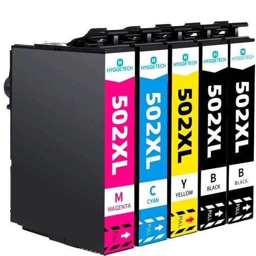 Conjunto 5 Tinteiros Epson 502 XL Compatíveis