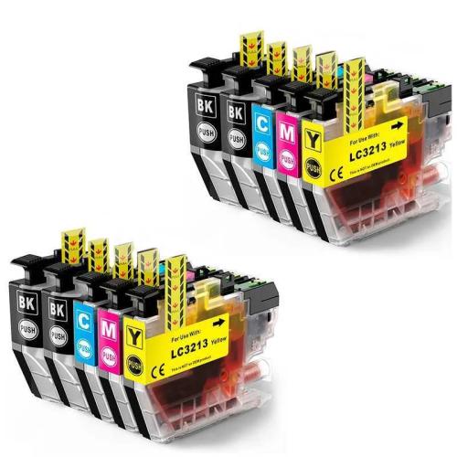 Conjunto 10 Tinteiros Brother LC3211 / LC3213 Com.