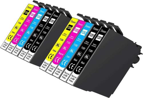 Conjunto 10 Tinteiros Epson T1281 T1282 T1283 T12.