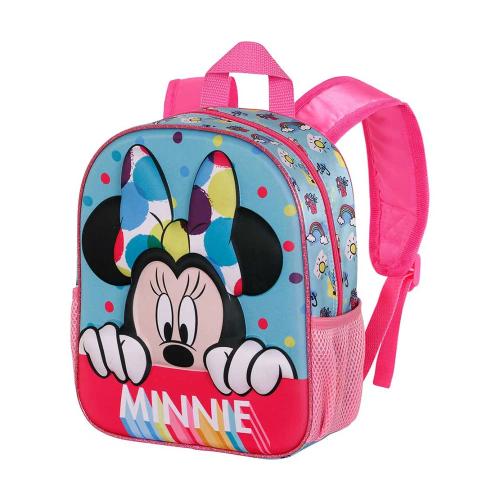 Mochila 3d Big Wishful Minnie Disney 31cm