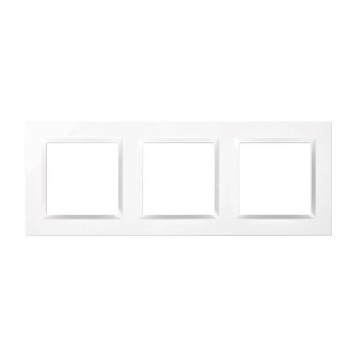 Quadro 3 elementos branca