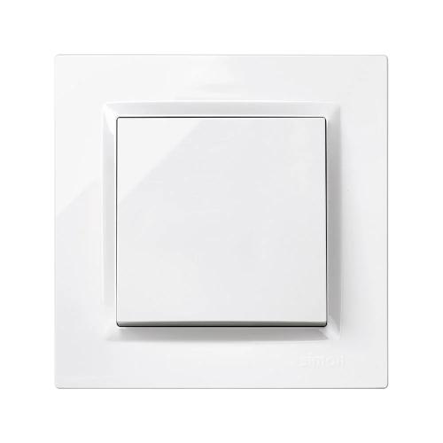 Interruptor branco com quadro