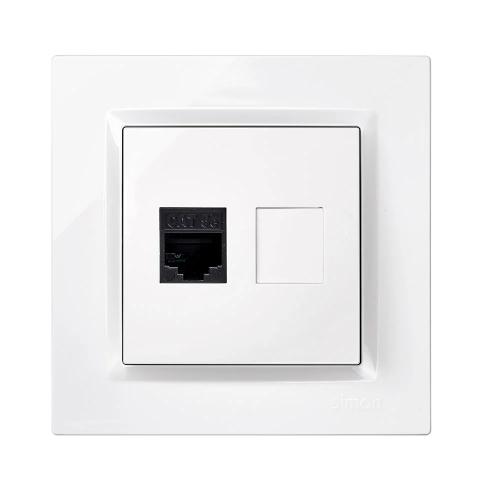 Rj45 base cat.5e branco