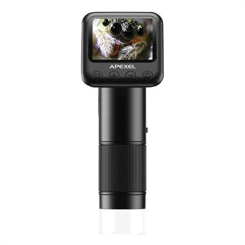 Apexel Apl-Ms008 Lcd Digital Microscope (Black)