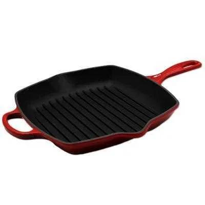Le Creuset Signature Square Grill Pan 26cm Cherry